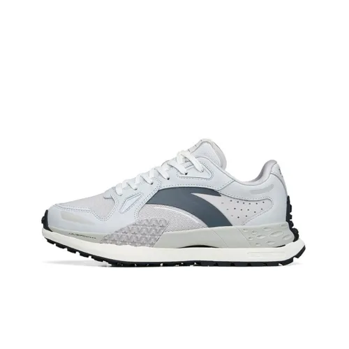 Anta Cushioning Anti Slip And Wear Resistant Low Top Running Shoes Women's Gray