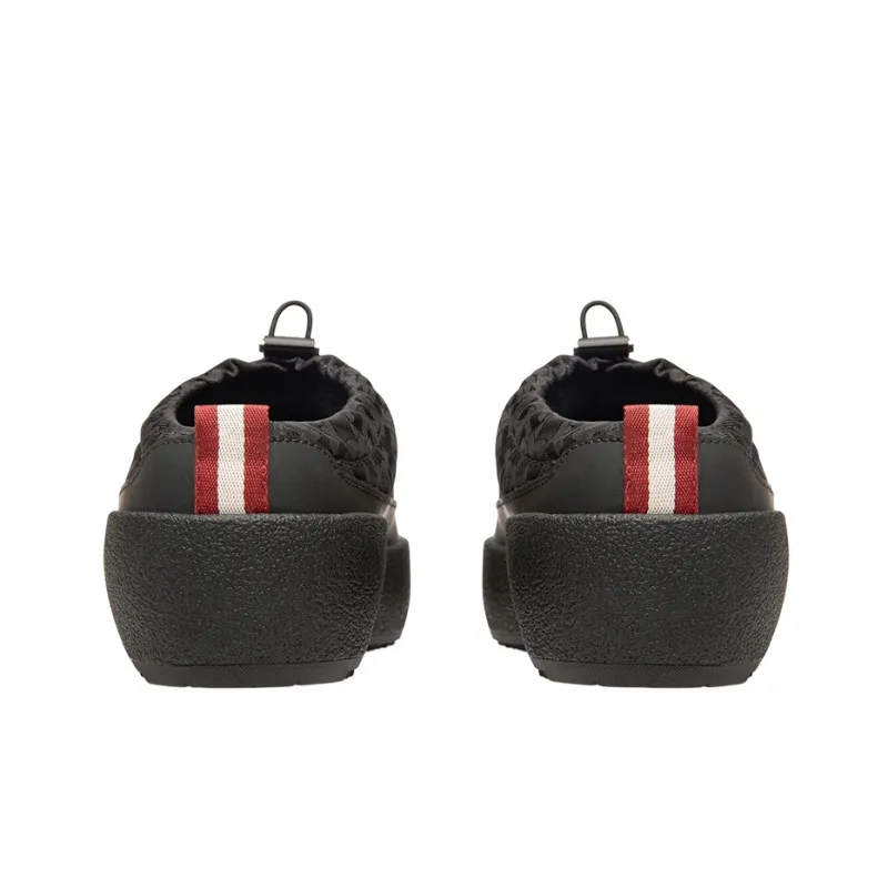 BALLY Rubber Sole Quiet Wrap toe Slippers Women's Black-3