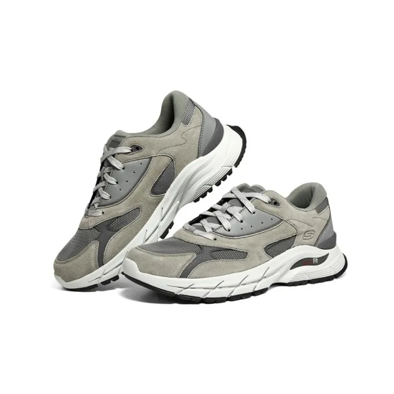 Skechers Thick Soled Casual Shoes 'Green'-2