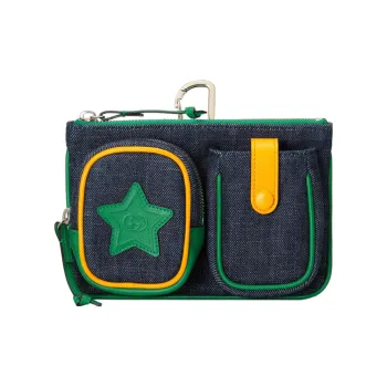 GUCCI Denim Fanny Pack Kids' Marine Blue