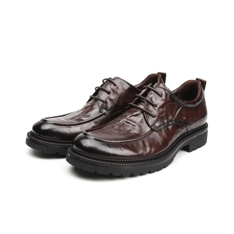 Satchi Dress Shoes Men's Dark Brown-2