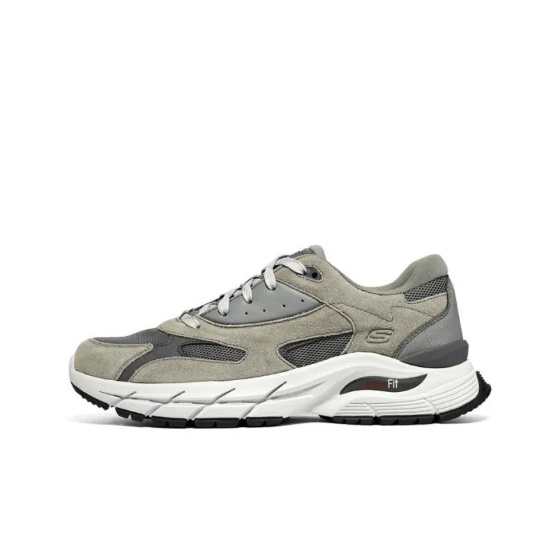 Skechers Thick Soled Casual Shoes 'Green'-0