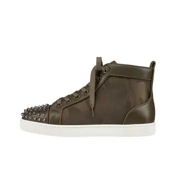Christian Louboutin Lou Spikes Orlato Flat Balmore