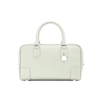 LOEWE Amazona Grained Calfskin Shoulder Bag Crossbody Bag Handbag Small Size Women's Light Celadon