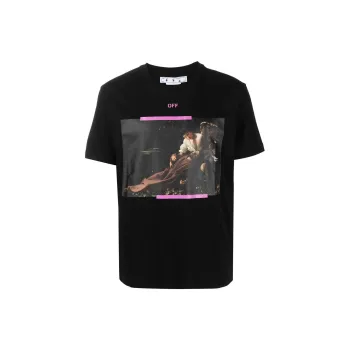 OFF WHITE Arrow Caravaggio St Fran Slim Tee