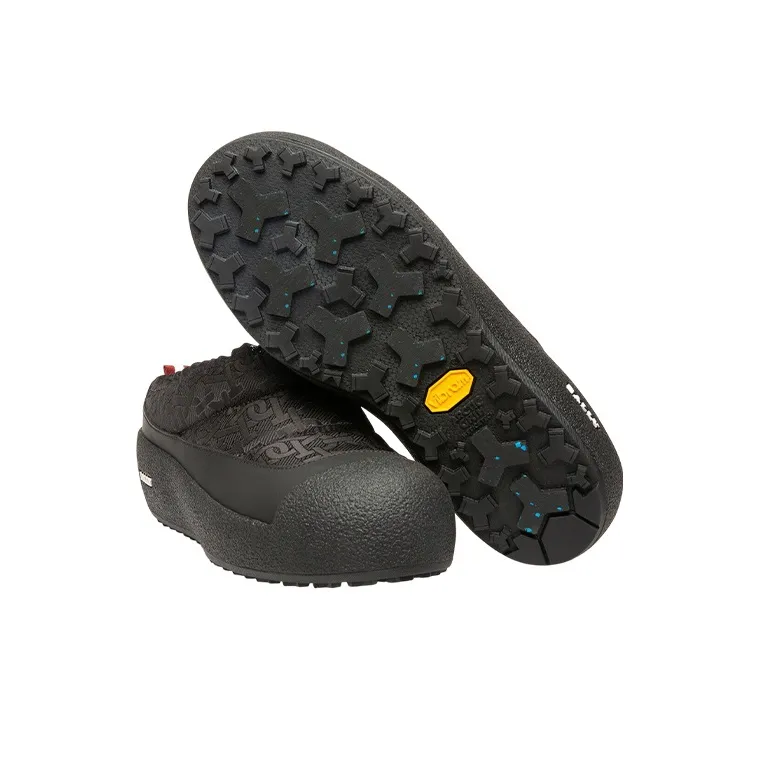 BALLY Rubber Sole Quiet Wrap toe Slippers Women's Black-4