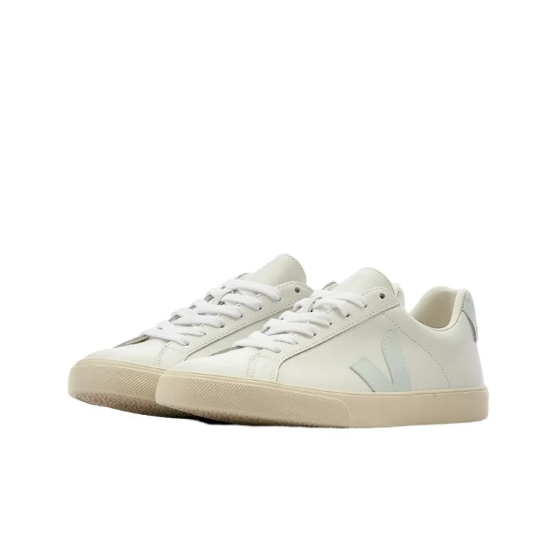 VEJA Esplar Leather Shoes 'White Green' Women's-2