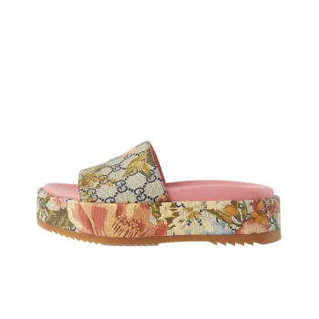GUCCI Slip Resistant Slide Slippers Women's Multicolor