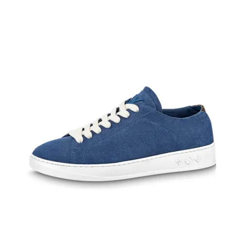 LOUIS VUITTON Resort Skateboard Shoes Men Low-Top Blue