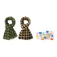 2 Pack (Green Brown+Camel)+Polka Dot Box
