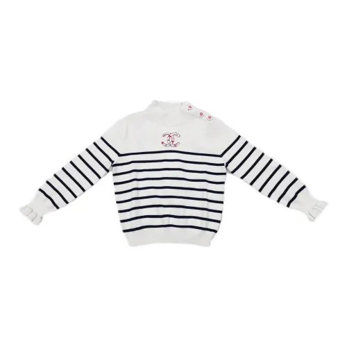 CHANEL Cashmere Sweaters Women's White