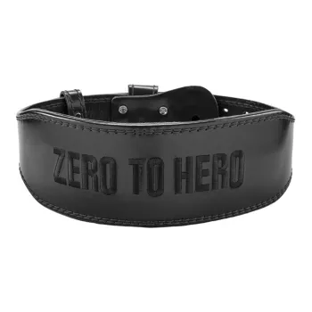 ZERO TO HERO Back Support Braces Protective Red Cow Leather Unisex