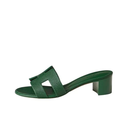 HERMES Oasis Odor Resistant Slide Slippers Women's Green