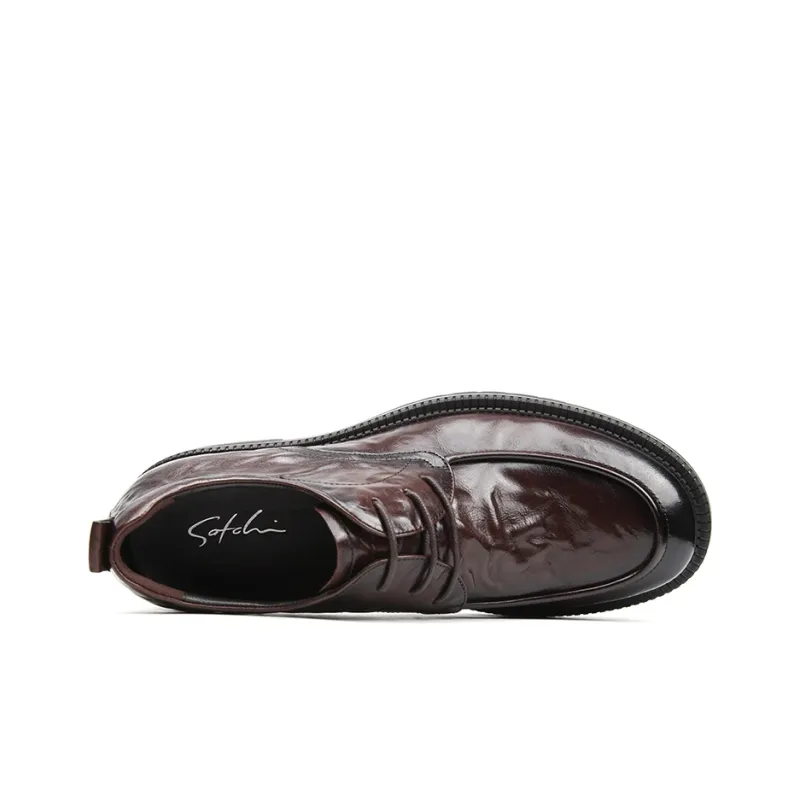 Satchi Dress Shoes Men's Dark Brown-3