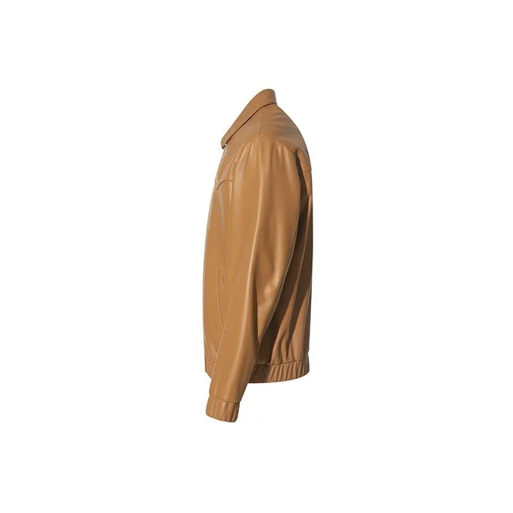 RARE Leather Jacket Men's Light Brown-2