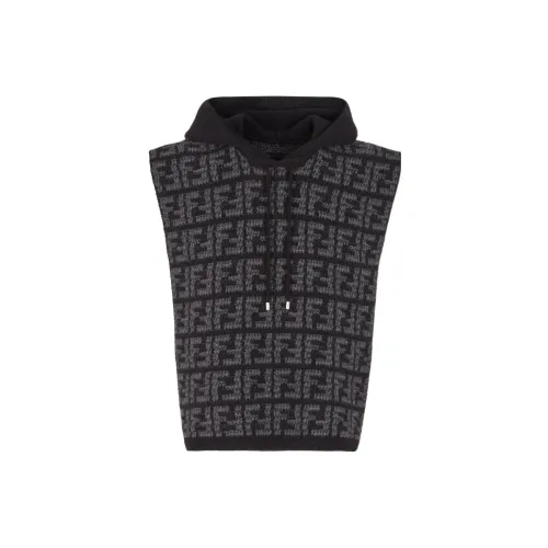 FENDI Vests Men Black