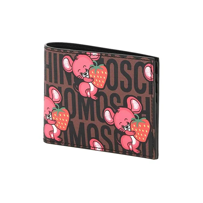 MOSCHINO Canvas Wallet Men's Multicolor-1