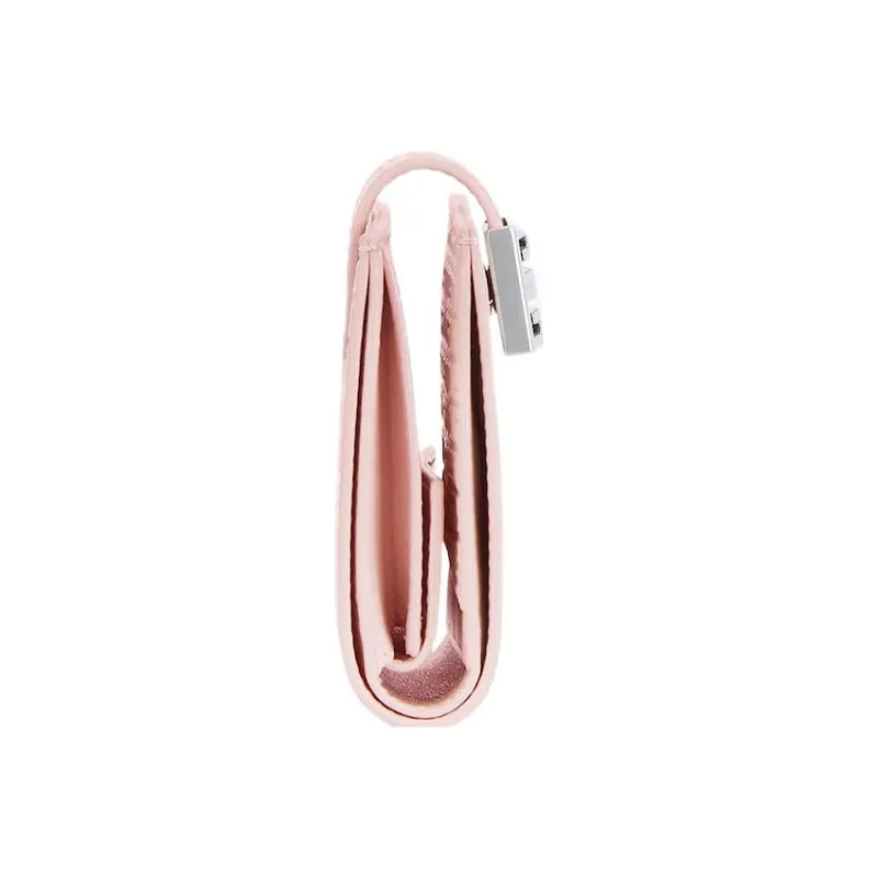 GIVENCHY 4G Cow Leather Wallet Small Size Women's Soft Pink-1