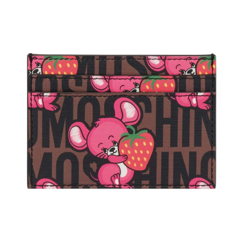MOSCHINO Polyurethane Coin Purse Men's Multicolor-0
