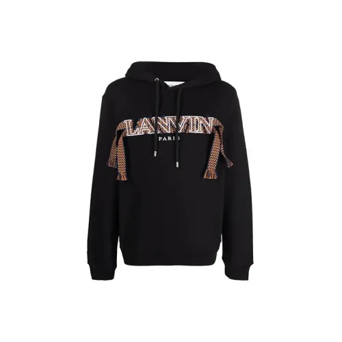 Lanvin Sweatshirts Unisex Black