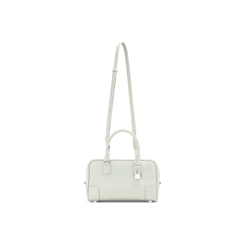 LOEWE Amazona Grained Calfskin Shoulder Bag Crossbody Bag Handbag Small Size Women's Light Celadon-5