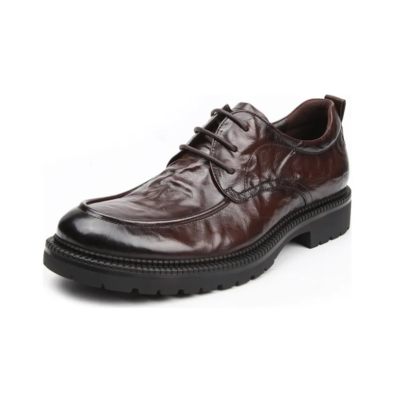 Satchi Dress Shoes Men's Dark Brown-1