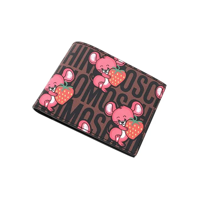 MOSCHINO Canvas Wallet Men's Multicolor-3