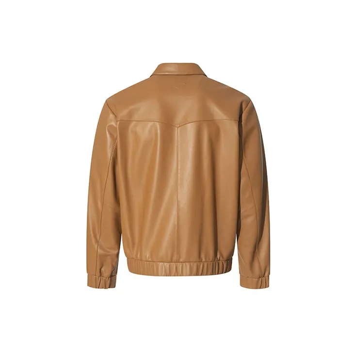 RARE Leather Jacket Men's Light Brown-1
