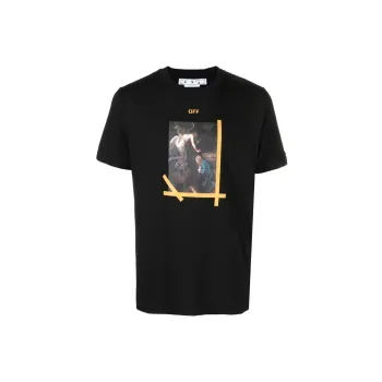 OFF WHITE Arrows Caravaggio Annunciation Slim Tee