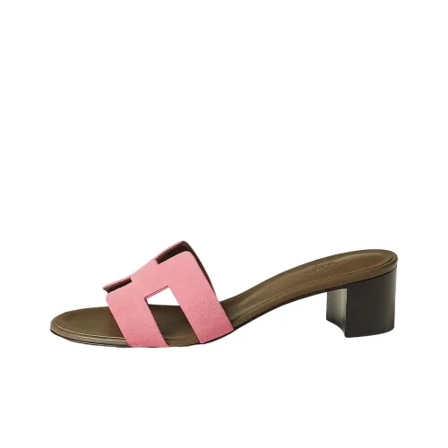 HERMES Oasis Stylish Sandals Women's Pink