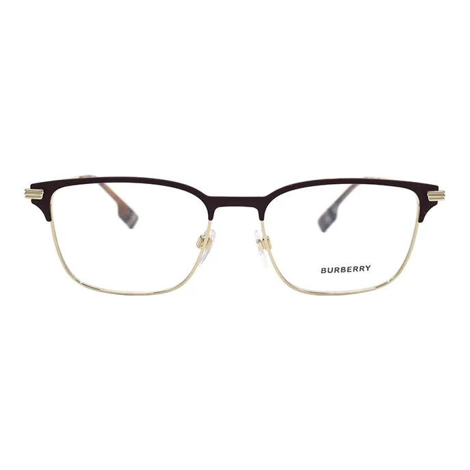 Burberry Eyeglass Frames Men Gold Brown-1