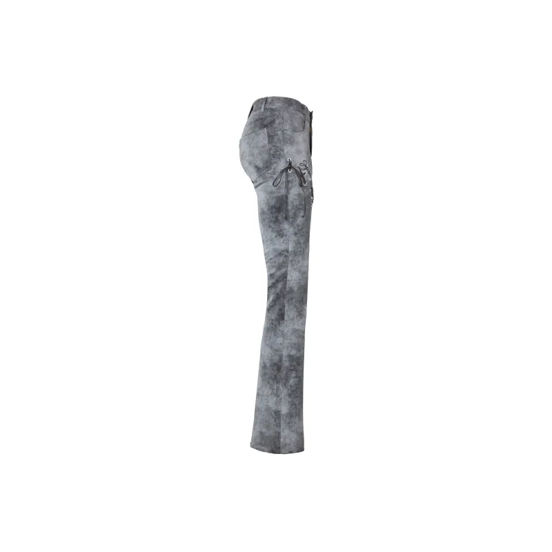 JYOSEI Casual Pants Women's Gray-3