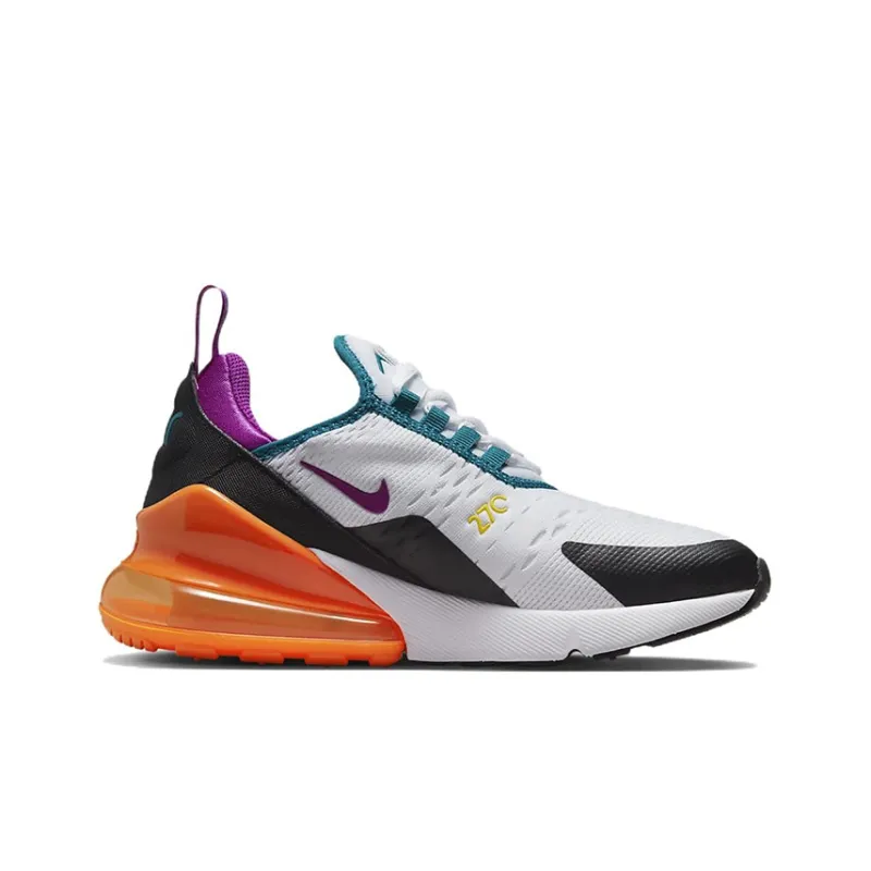 Nike Air Max 270 White Orange Purple GS-1