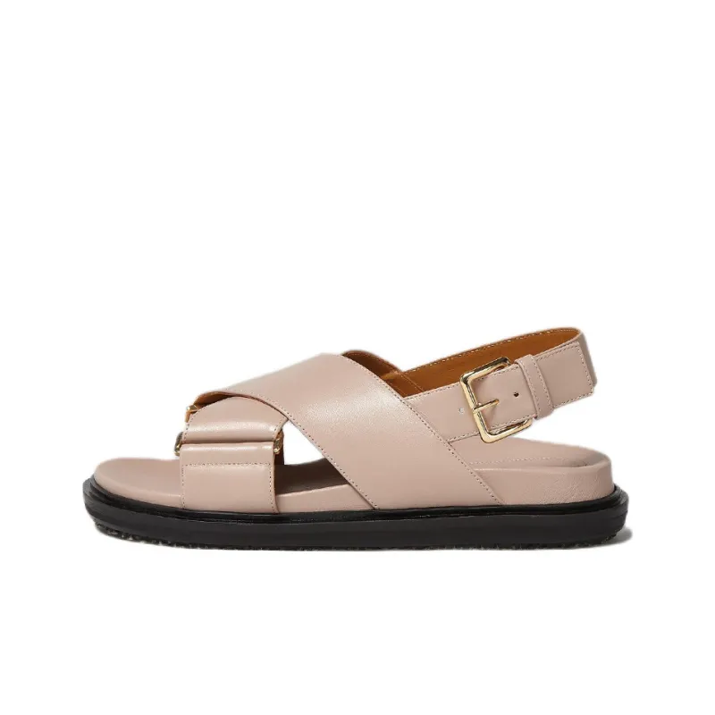 MARNI Fussbet Leather Sandals-0