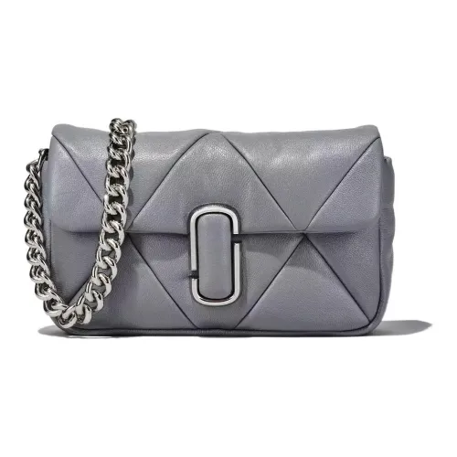 MARC JACOBS Goatskin Handheld Crossbody Bag Shoulder Bag Women's Gray