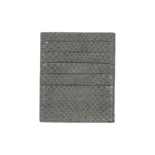 RICK OWENS/RO Leather Card Holder Men's Gray