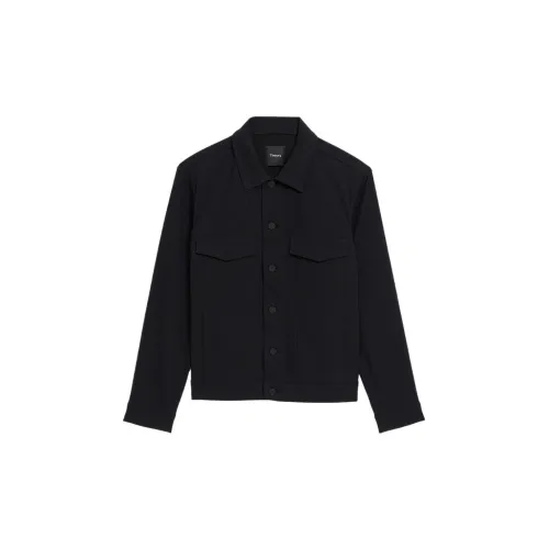 THEORY Jackets Men Black