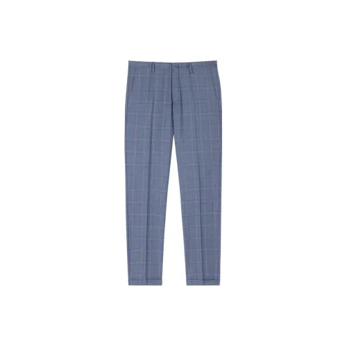 Paul Smith Casual Pants Men Light Gray Blue