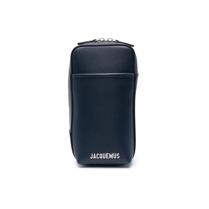 Jacquemus Calfskin Shoulder Bag Crossbody Bag Men's Navy-0