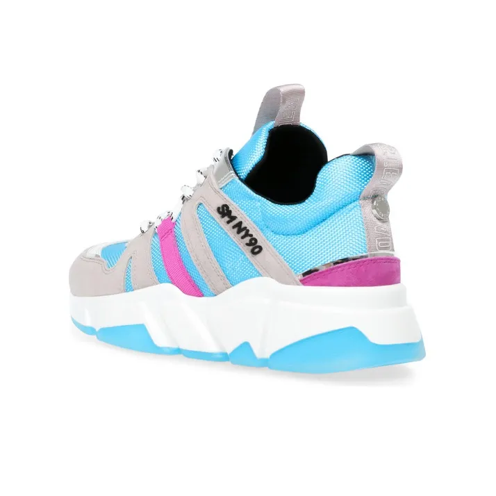 STEVE MADDEN Casual Shoes Women's Low Top Pink Gray/Blue Gray/Red White-2