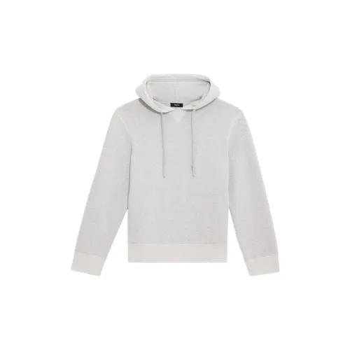 THEORY Sweatshirts Men Gray White