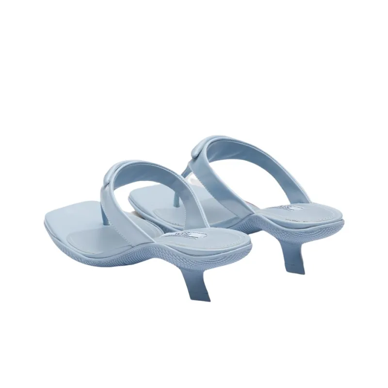 PRADA Abrasion Resistant Flip Flops Women's Light Blue-4