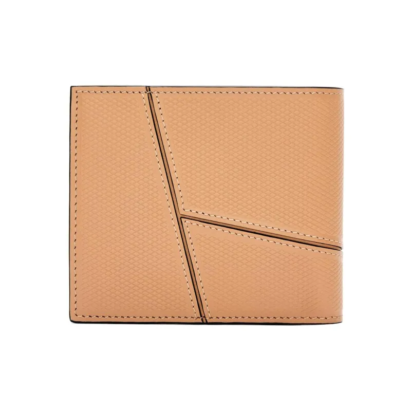 LOEWE Puzzle Calfskin Coin Purses Wallets Men's Sand-1
