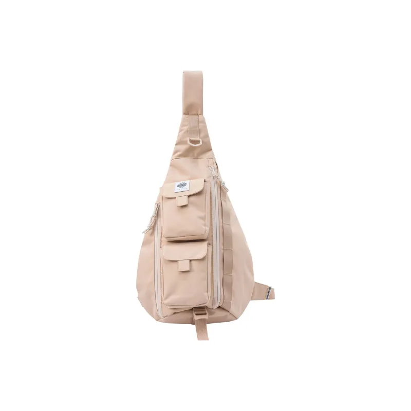 MostwantedLab Polyester Waterdrop Shaped Bag, Crossbody Bag, Sling Bag Large Size Unisex Black/Ecru-5