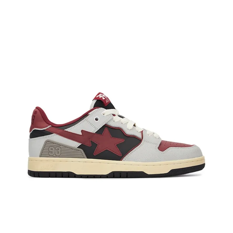 A BATHING APE Sk8 Sta #4 'Red'-1