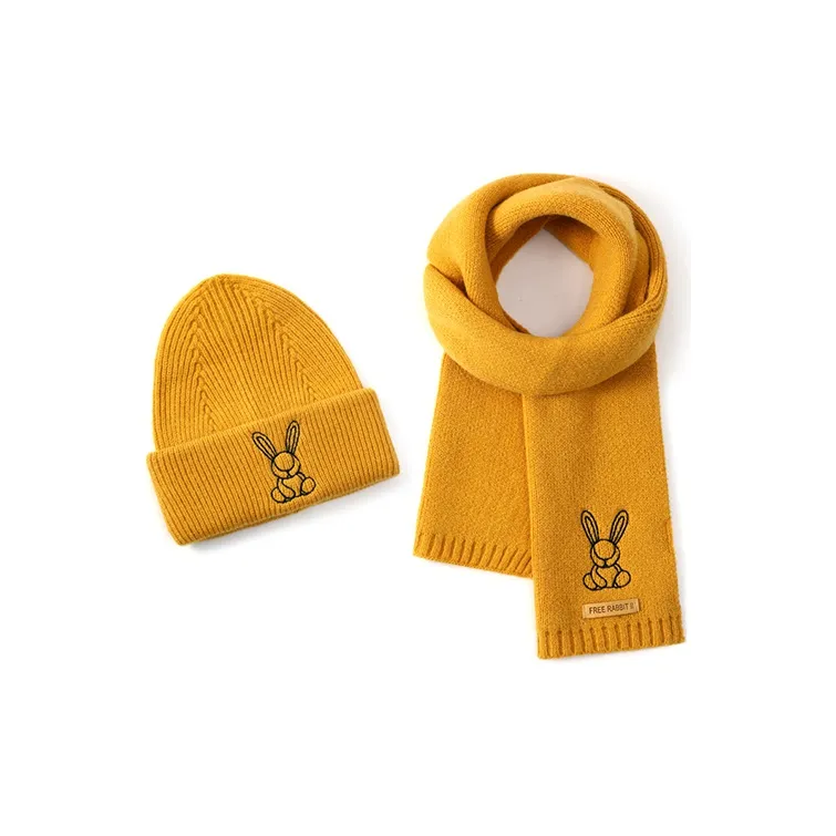 FREE RABBITⅡ Knit Scarves Unisex-2