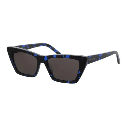 SAINT LAURENT Sunglasses Unisex Black/Blue
