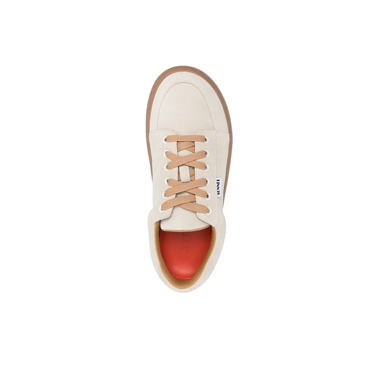 Sunnei Skateboard Shoes Unisex Low-Top Beige Umber-2