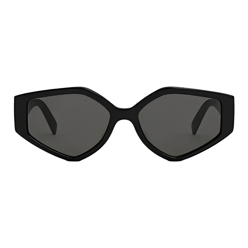 CELINE Plate Frame Irregular Shape Sunglasses Unisex-1