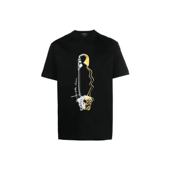 VERSACE Safety Pin Graphic T Shirt